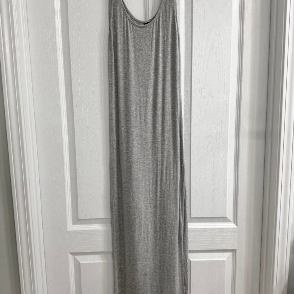 Gray Maxi Dress – Size Small